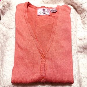 Tocca | Sweater | Tocca Cardigan Peach